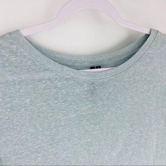 Joe’s Jeans Tee Wide Neckline Salt Water Blue Size Small - Picture 3 of 12